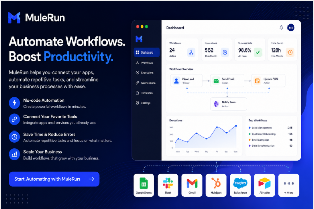 Automate Workflows and Boost Productivity with Smart AI Tools from MuleRun